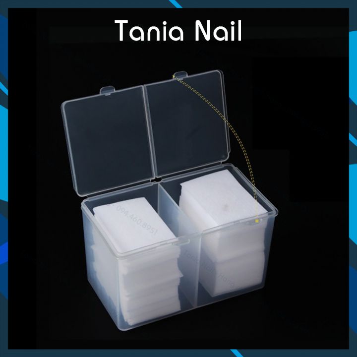 Hộp Đựng Giấy Lau Gel Có Nắp 2 Ngăn  SP000858