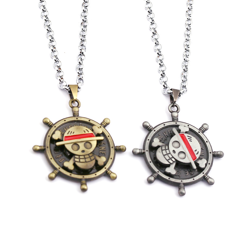 Vòng cổ hợp kim mặt hình nhân vật anime One Piece