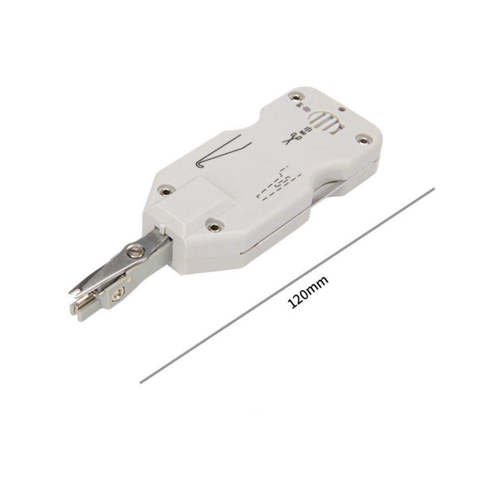 GOGOUP Short Punch Down Tool Adjustable Network Patch Panel RJ45 Module Crimping Pliers