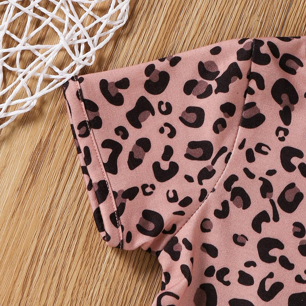 Bộ Áo Liền Quần In Họa Tiết Hướng Dương Kèm Băng Đô Đáng Yêu Cho Bé Gái