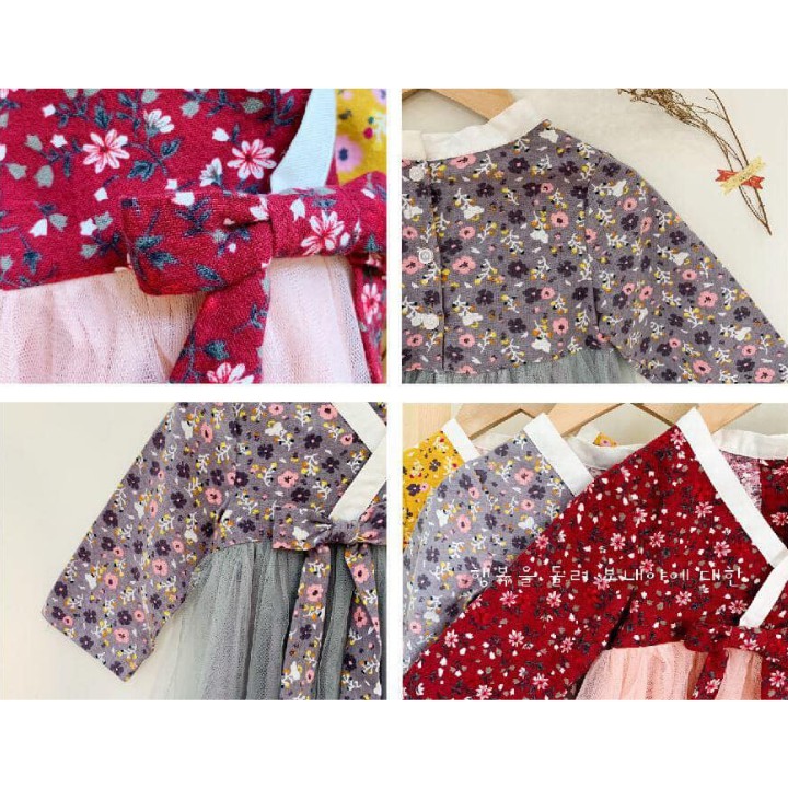 Váy Kimono JOLY TBKV35 Xuất Hàn Siêu Xinh Cho Bé Gái Từ 1- 6 Tuổi