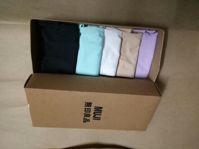 [Trẻ Trung-Khỏe Khoắn-Tôn Dáng] QUẦN LÓT MUJI NỮ XUẤT NHẬT [HỘP 5 QUẦN] | BigBuy360 - bigbuy360.vn