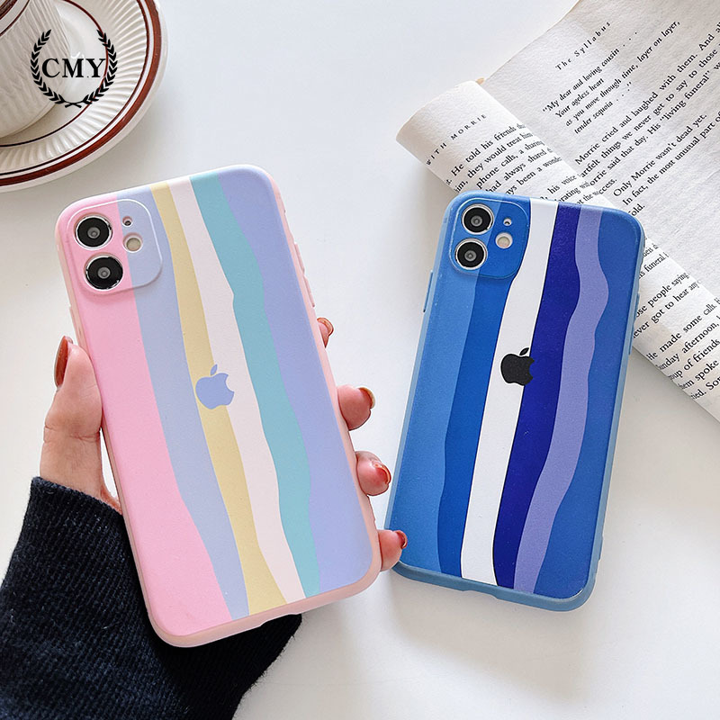 Ốp điện thoại silicon TPU đơn giản họa tiết gợn sóng cho iPhone 11 Pro Max X Xr Xs Max 7 8+ Se 2020 12 pro max 12 mini 13 pro max 13 mini | BigBuy360 - bigbuy360.vn