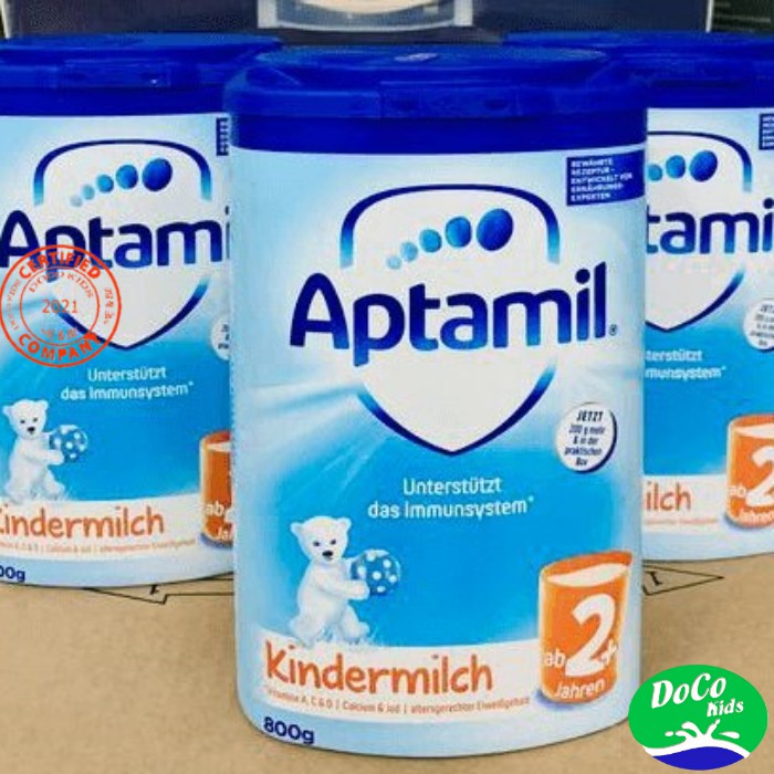 Sữa Aptamil Pronutra nội địa Đức (Aptamil xanh cao) đủ số 1,2,3 1+ 2+, 800g, Cho bé yêu phát triển toàn diện