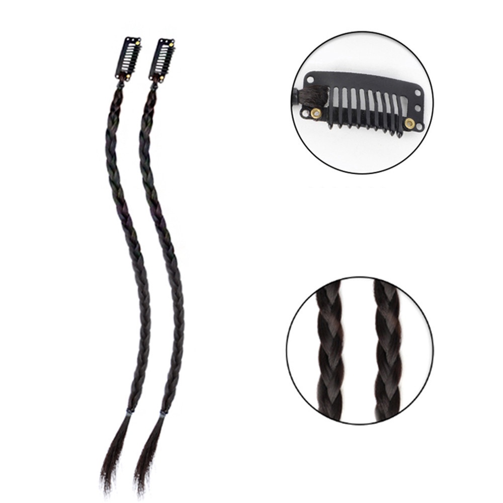 Tóc Giả Thắt Bím Đuôi Ngựa 45cm Y2k Phong Cách Hàn Quốc Cho Nữ