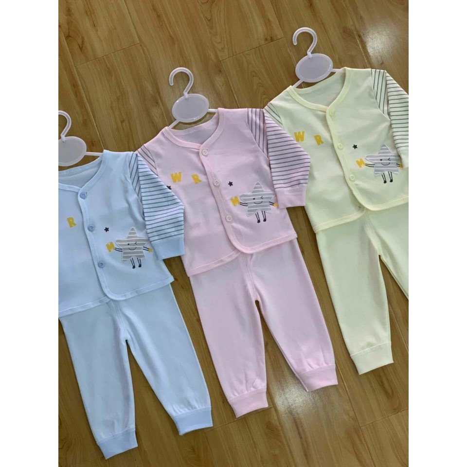 [Mã FAMAYFA2 giảm 10K đơn 50K] Bộ quần áo dài tay BEIBEI cho bé 100% COTTON hàng quảng châu cao cấp