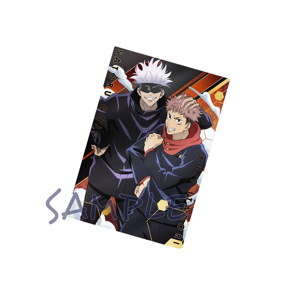(lẻ 1 tấm) Ảnh card bo góc in hình JUJUTSU KAISEN Chú Thuật Hồi Chiến thẻ bo viền 5*8cm anime chibi sưu tập độc đáo m1