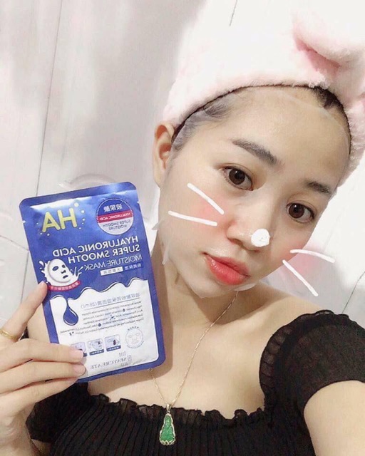 Mặt nạ giấy Maycreate Hyaluronic Acid Super Smooth Moisture Mask