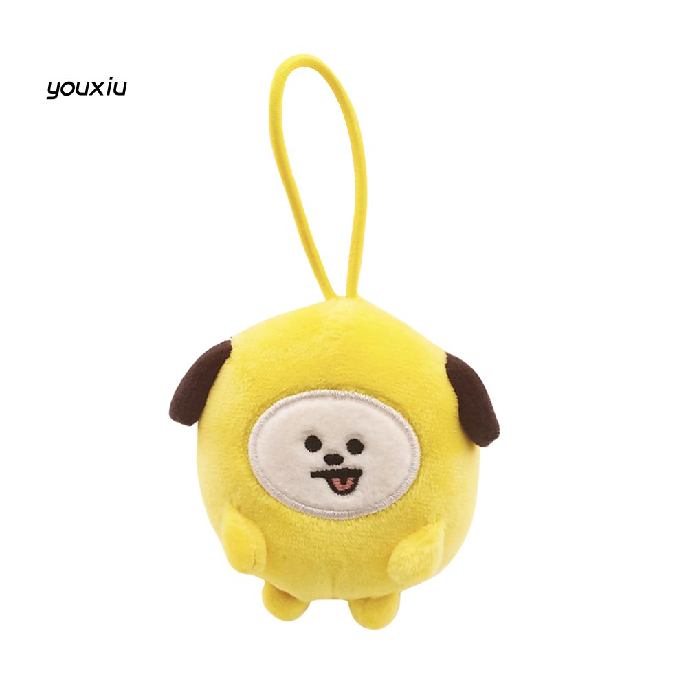 Móc Khóa Hình Thú Nhồi Bông Bt21 Dễ Thương