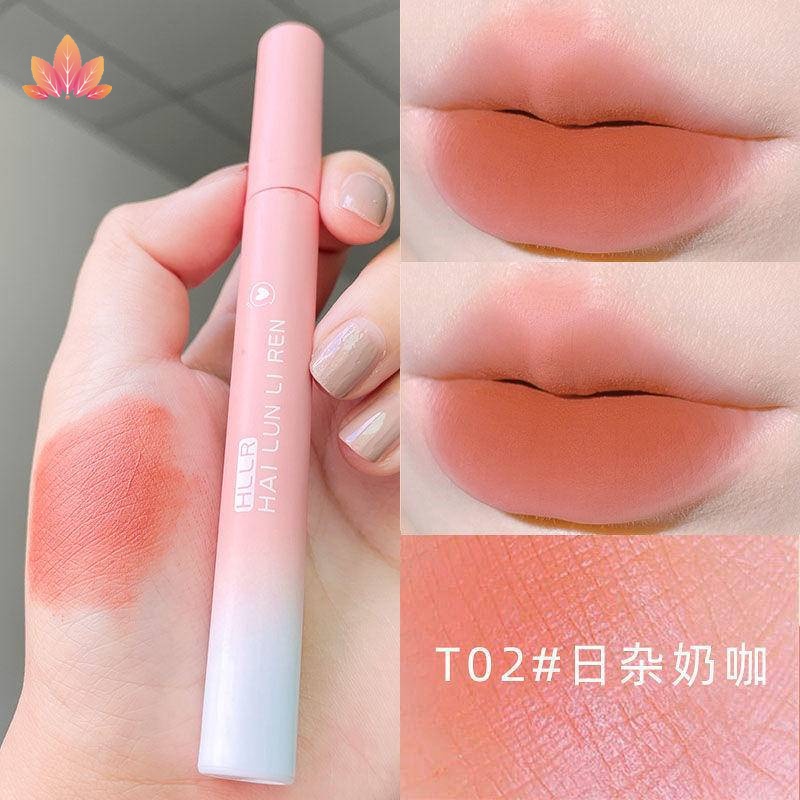 Mờ / matte Son Môi Dạng Lỏng Chống Thấm Nước Không Phai Màu Không Dính Thành Cốc JP5
