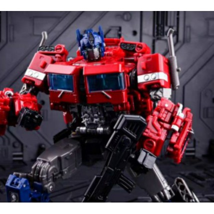 Mô hình người máy rô bốt (ROBOT) biến hình Transformers Optimus Prime đỏ đen Aoyi Mech SS38 BMB