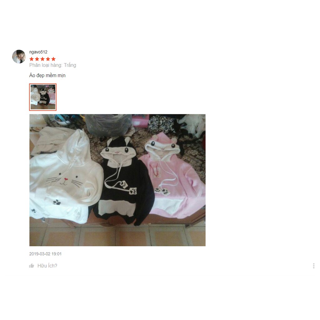 Áo khoác hoodie , áo hoodie nữ , hoodie mặt mèo cực dễ thương | BigBuy360 - bigbuy360.vn