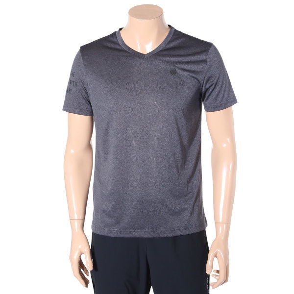 Áo phông Kswisss V4219TR cho nam đi tập nhanh khô, siêu nhẹ, co giãn đa chiều cổ tim