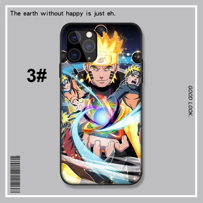 Ốp điện thoại LU66 in hình hoạt hình Naruto sasuke cho Iphone X XR Xs Max 6 6s 7 8 Plus 5 5s SE SE2 2020