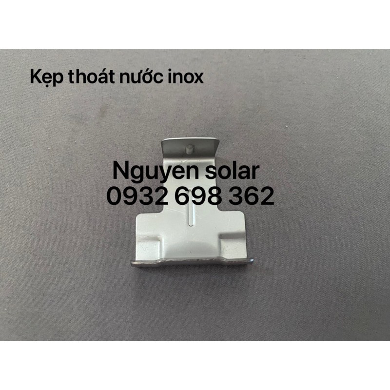 Kẹp Thoát Nước Pin Mặt Trời_ Inox 304_ Thoát Nước Đọng Trên Pin_Bền Trên 10 Năm_Solar Panel 35-40mm