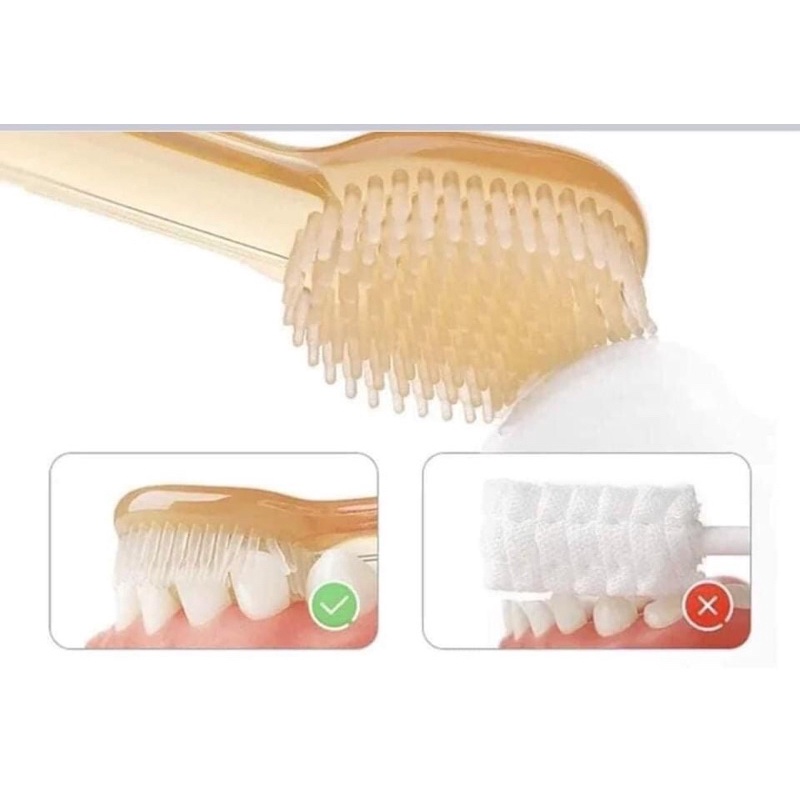 Rơ lưỡi chải răng silicon cho bé từ 0-8tháng