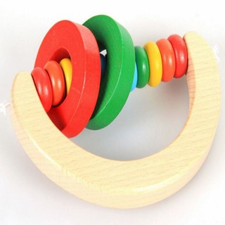 Lục lạc gỗ hình cung cho bé