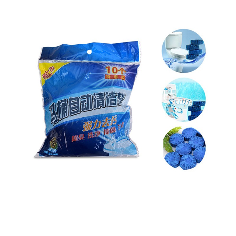 Viên tẩy rửa và khử mùi hôi cho bồn cầu dạng 10 viên/bịch