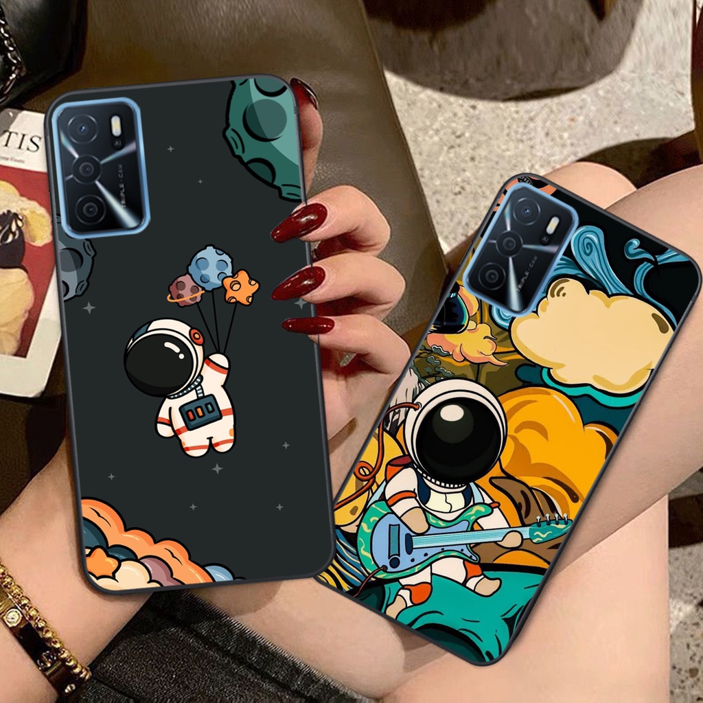 Ốp lưng Oppo A16 / A16K vũ trụ phi hành gia cực hot siêu cute-rẻ-bền