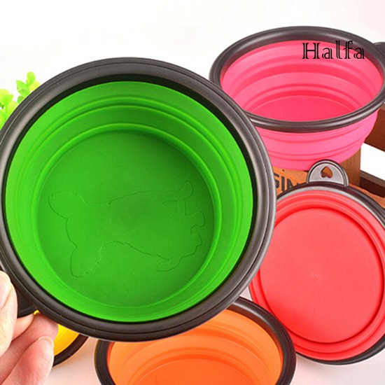 Tô Silicon Đựng Thức Ăn Cho Thú Cưng Có Thể Gấp Gọn Tiện Dụng