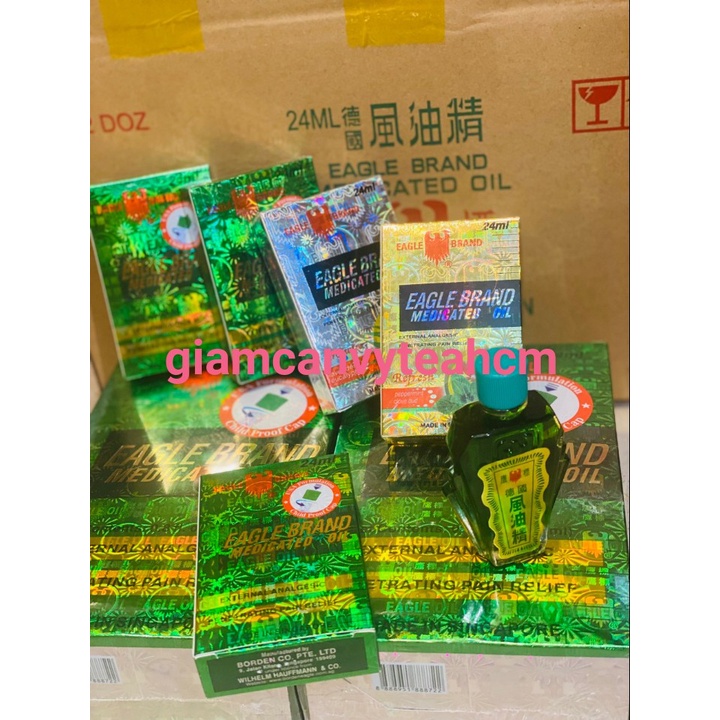 Dầu gió xanh con ó 2 nắp Mỹ