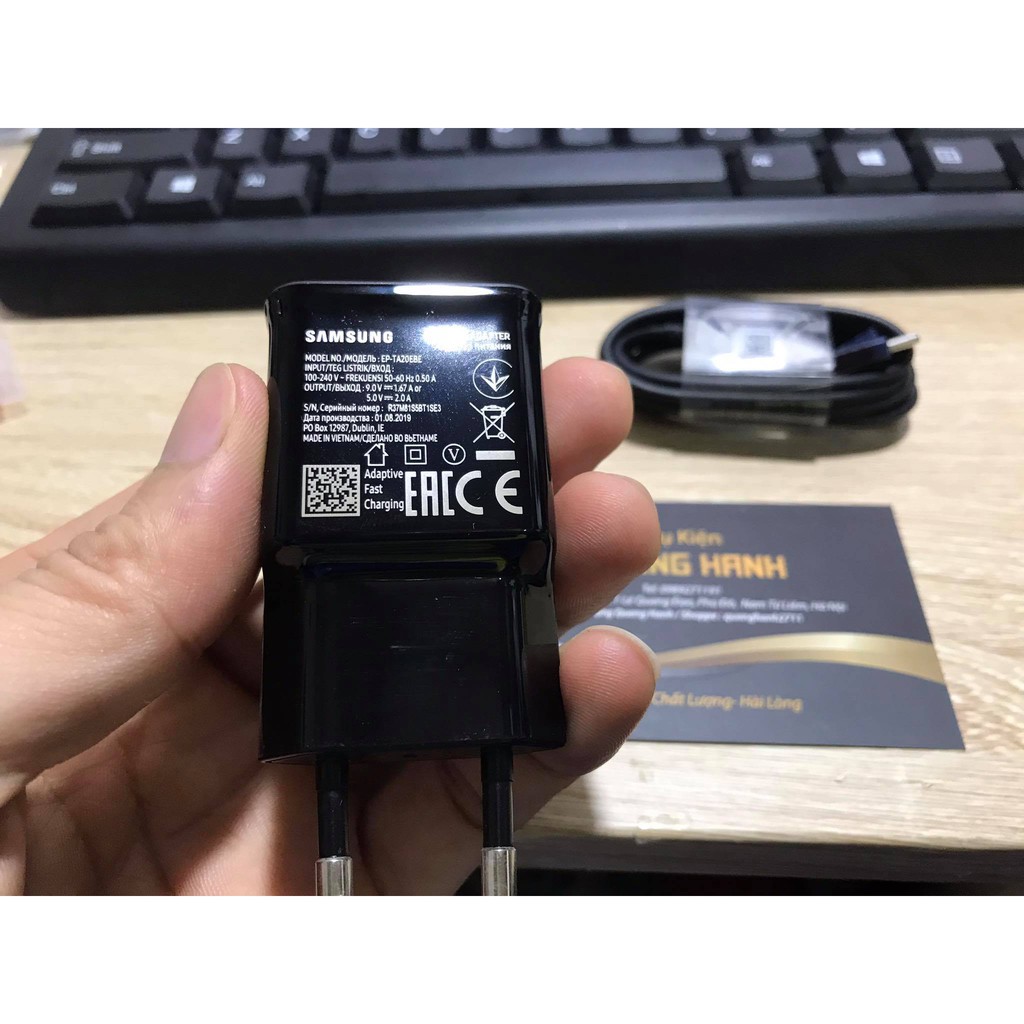 Bộ Sạc Nhanh Samsung S8/ S9/ Note 8/ Note 9