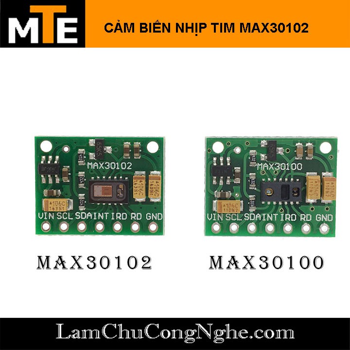 Module cảm biến nhịp tim và nồng độ oxy trong máu MAX30102 3.3V-5V