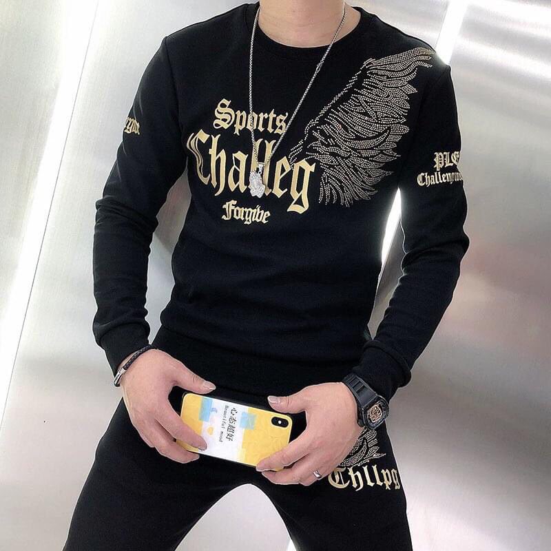 Bộ nỉ nam in nhũ | BigBuy360 - bigbuy360.vn