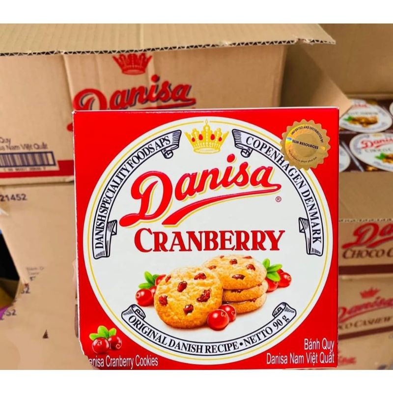COMBO 3 LOẠI BÁNH QUY BƠ DANISA: TRUYỀN THỐNG 200G + NAM VIỆT QUẤT 90G + SÔCÔLA HẠT ĐIỀU 90G