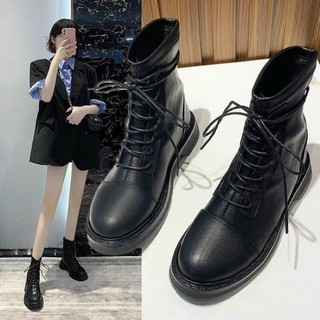 Bốt cổ ngắn da mềm, bốt lửng