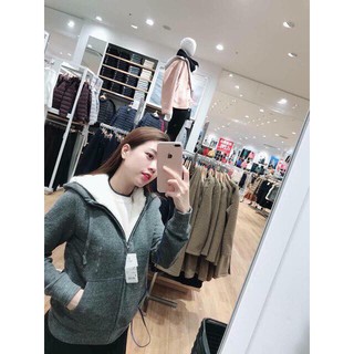 Áo nỉ lót lông cừu nữ uniqlonhat