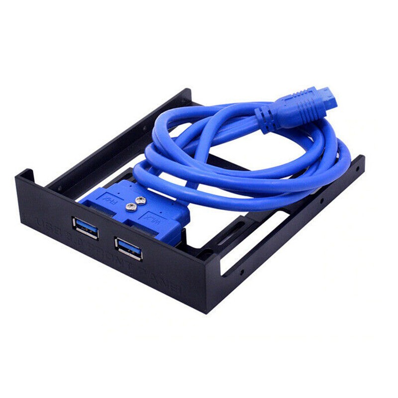 2 Ports USB 3.0 Front Panel Adapter Plastic Bracket for PC Desktop N7VN