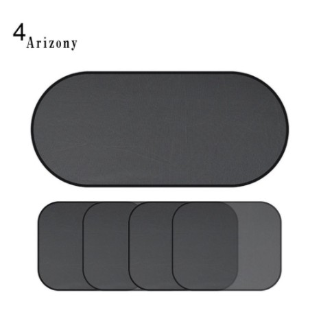 Bộ 5 tấm lưới che nắng rèm treo chống tia UV mát gắn kính chắn gió trước sau cửa sổ xe hơi ô tô cho Toyota Vios Innova