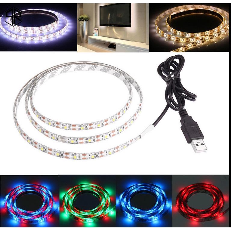 Dây đèn LED trang trí 30LED USB smd3528 RGB IP65 chống nước