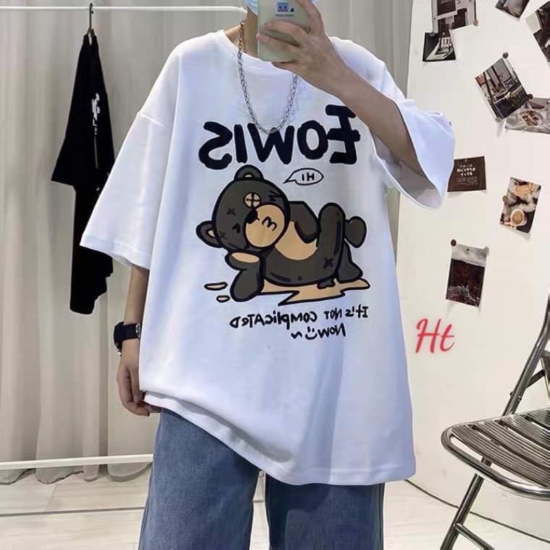Áo phông gấu nằm EO H2