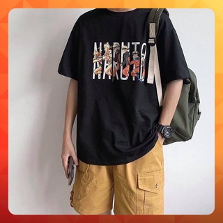 Áo thun tay lỡ form rộng họa tiết NARUTO - Unisex nam nữ đều mặc được