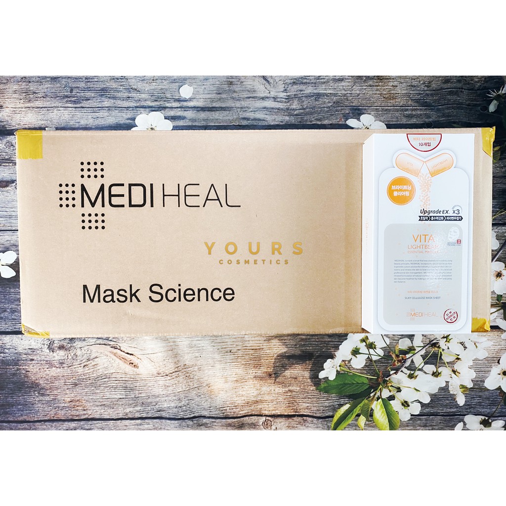 [Auth Hàn] Mặt Nạ Mediheal Dưỡng Trắng Da Vita Lightbeam Essential Mask Ex 27ml