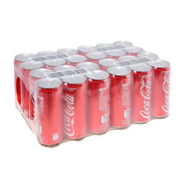 [ EXP:2022-09-21 ] Thùng 24 lon nước ngọt Coca Cola Sleek lon cao 320ml/lon