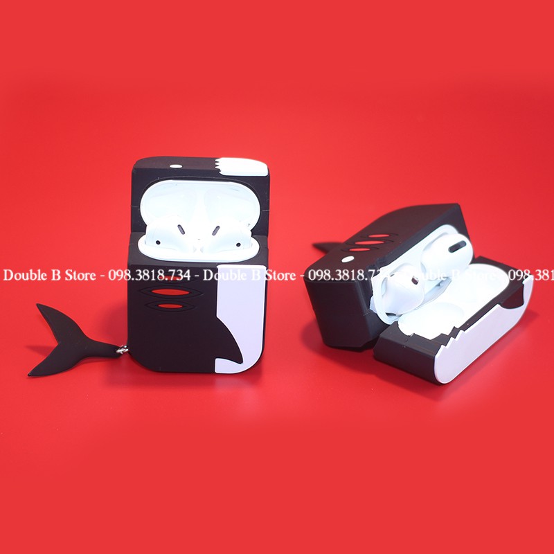 Ốp Airpods PRO cá voi xanh siêu đáng yêu