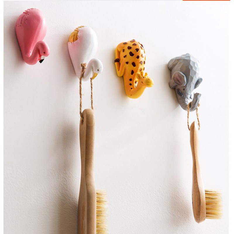 Móc dán tường hình thú dễ thương,,,