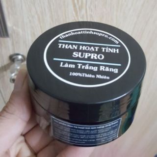 Tẩy trắng răng- bột than hoạt tính Carbon Supro