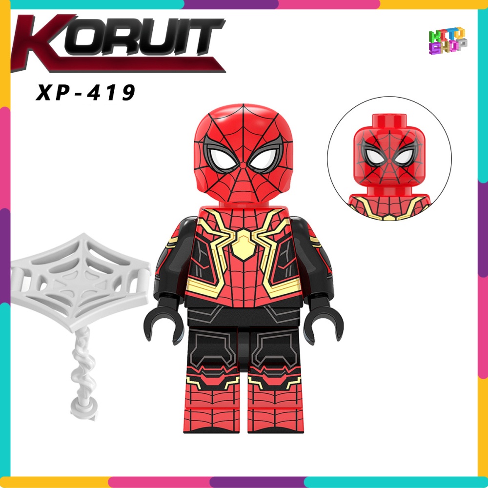 Xếp Hình Lắp Ráp Minifigures Người Nhện Marvel Doctor Octopus Green KT1055