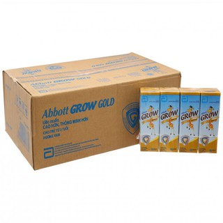 Thùng 48 hộp sữa bột pha sẵn Abbott Grow Gold vani hộp 180ml