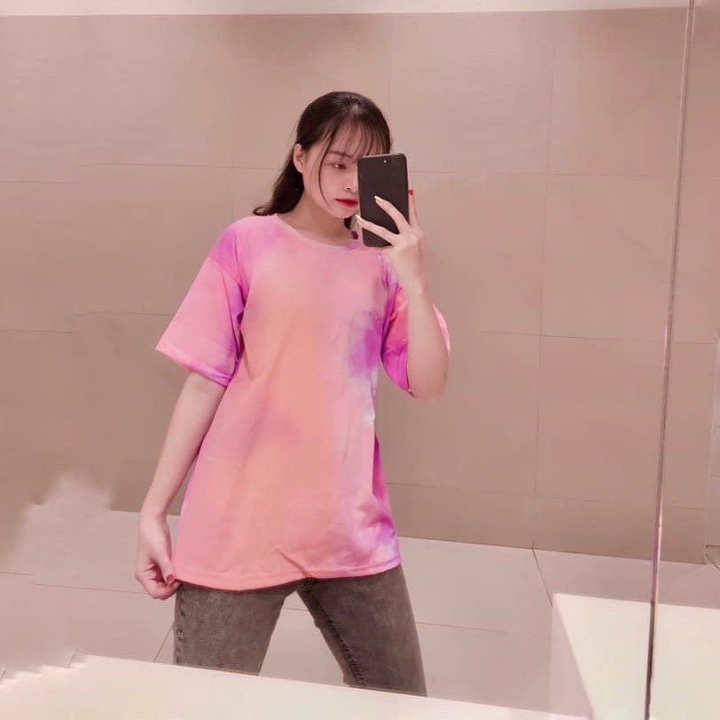 ÁO THUN UNISEX LOANG 3D NHIỀU MÀU NAM NỮ TAY LỠ FORM RỘNG