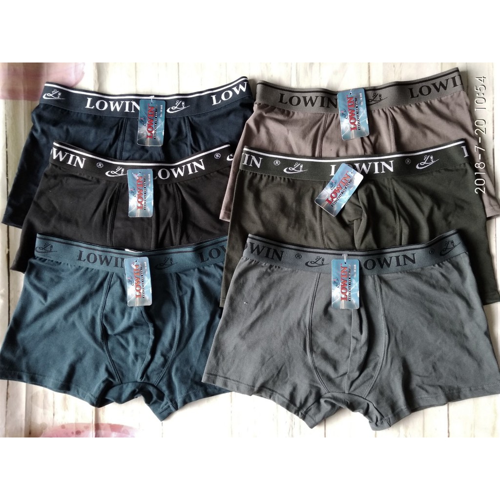 Quần boxer nam quần boxer nam cotton LOWIN