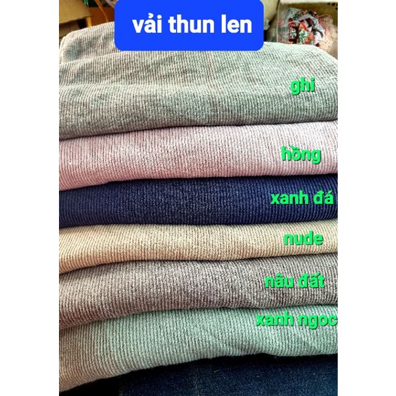 vải thun len
