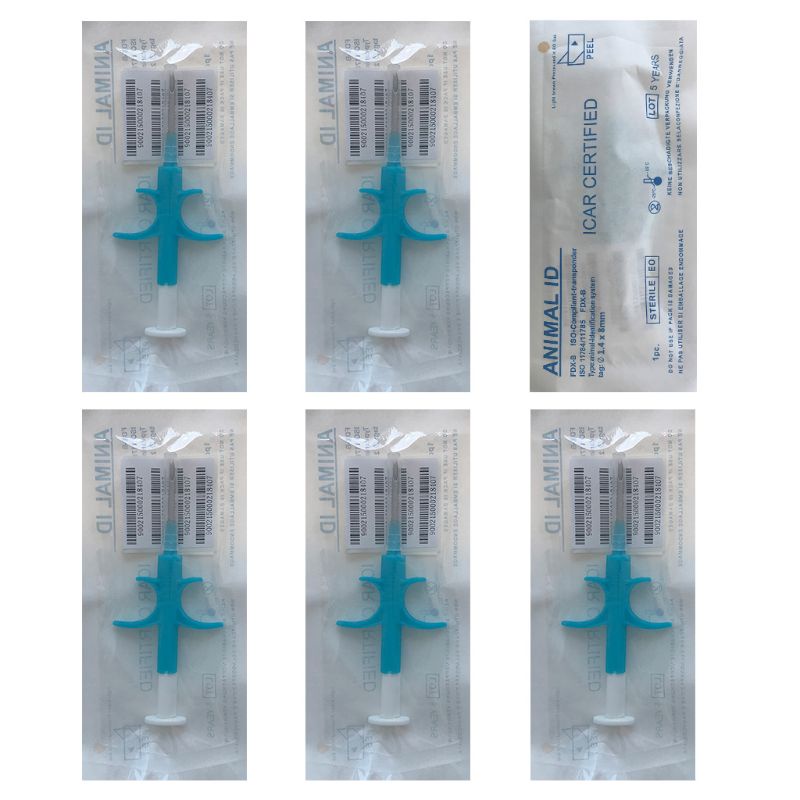 Bộ 6 Túi Chip Bảo Vệ Thú Cưng Có Thể Cân Bằng