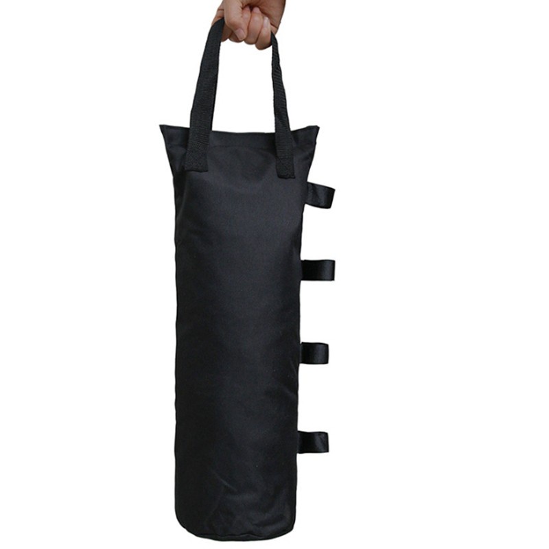 Black Wear-Resistant Windproof Oxford Cloth Sandbag Adjustable Fixing