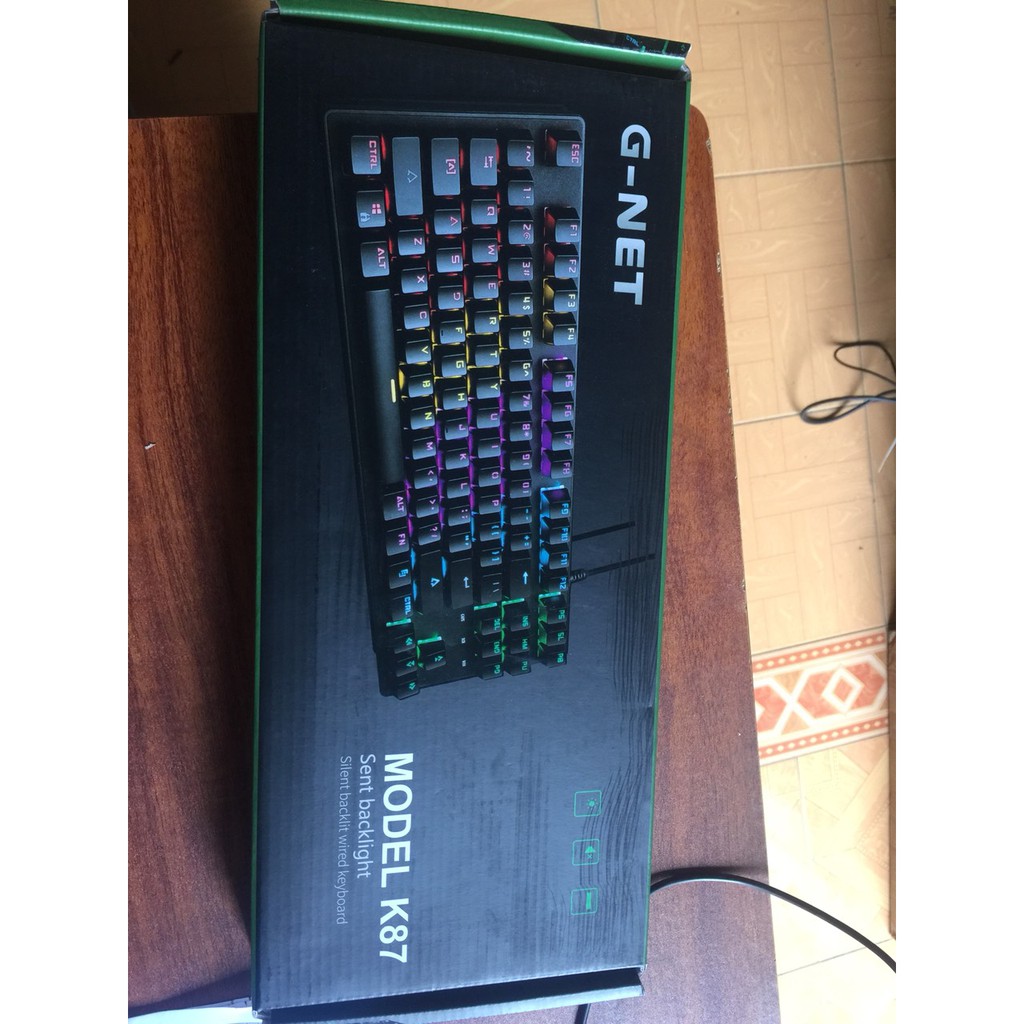 BÀN PHÍM CƠ GNET K87