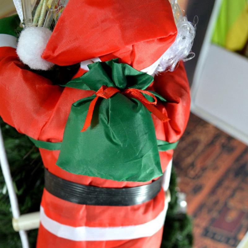 Đồ trang trí giáng sinh ông già Noel leo thang hợp để treo lên cây thông Noel